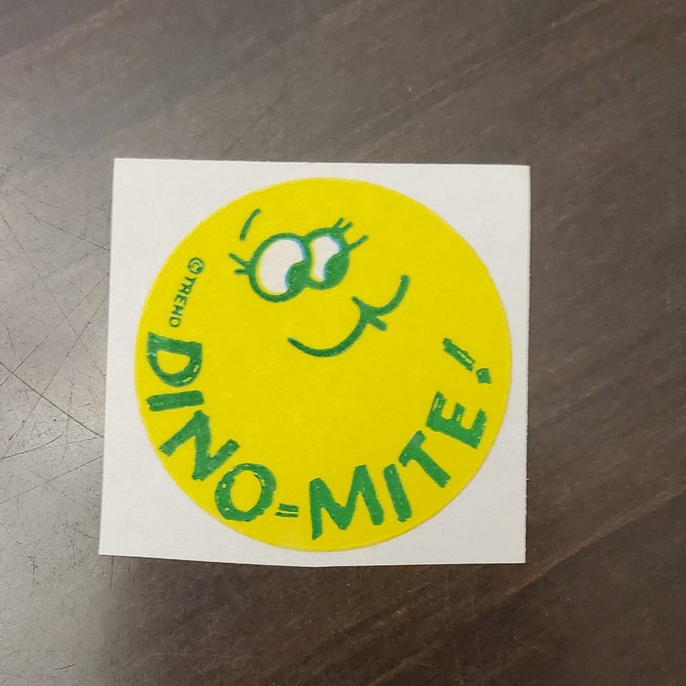 Vintage Scratch and sniff sticker Dyno-Mite